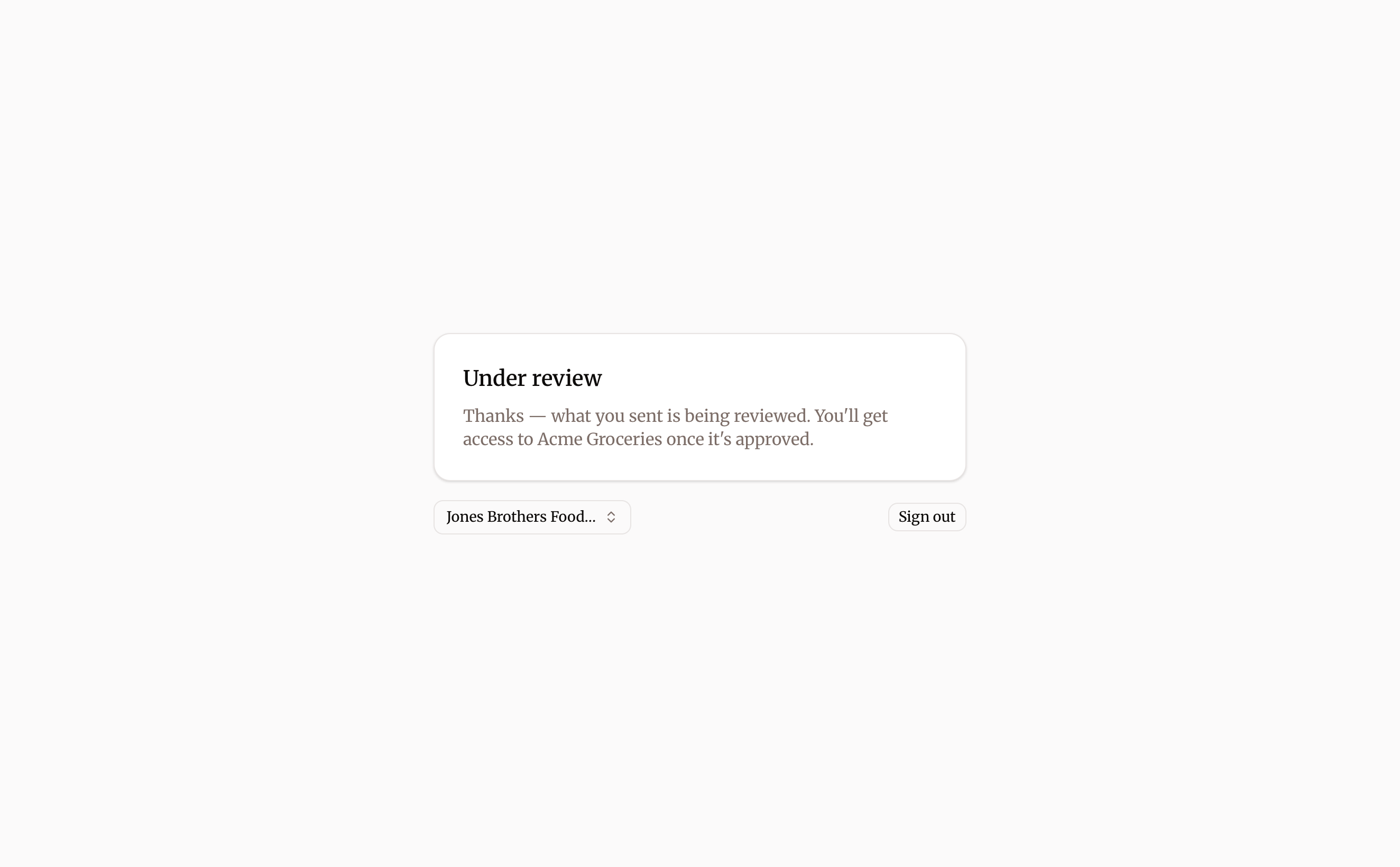 View Application Status