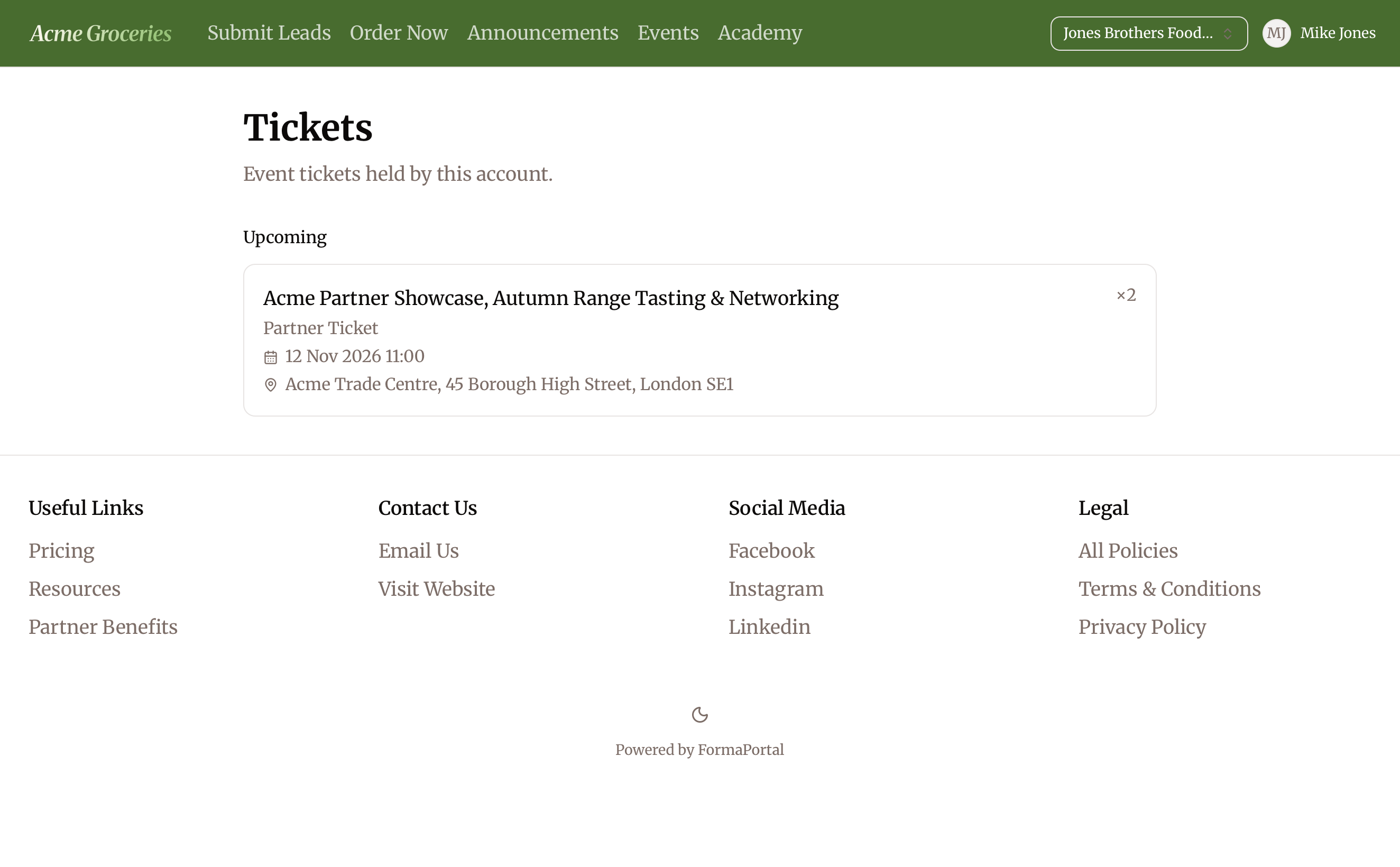 View Your Tickets